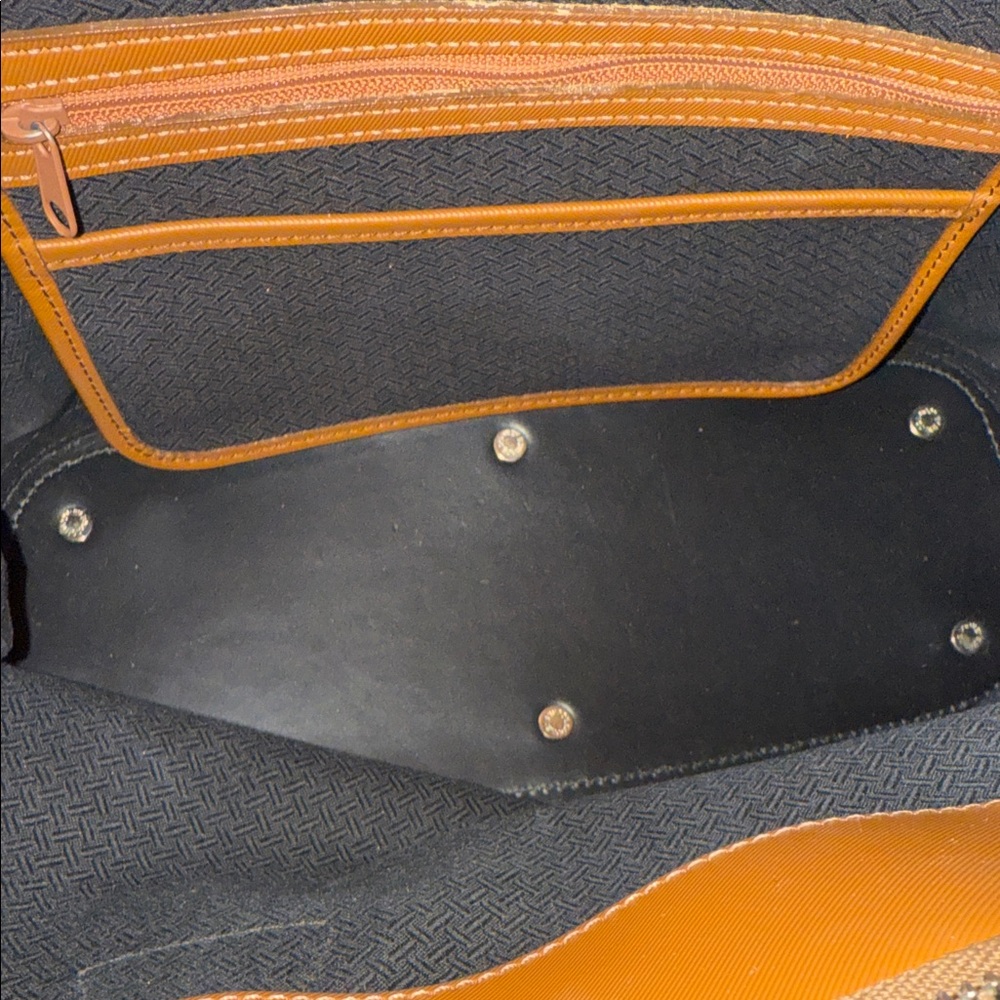 Dooney & Bourke Tan Croc-Embossed Satchel - Picture 6 of 9